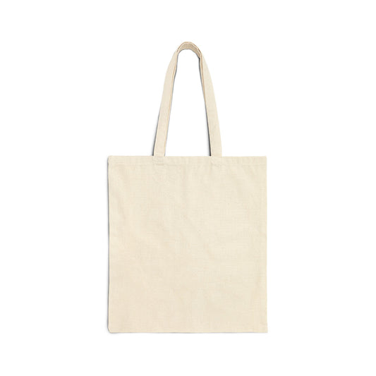 Perfectly Imperfect Cotton Canvas Tote Bag - Original Artwork by Nivekle Studio