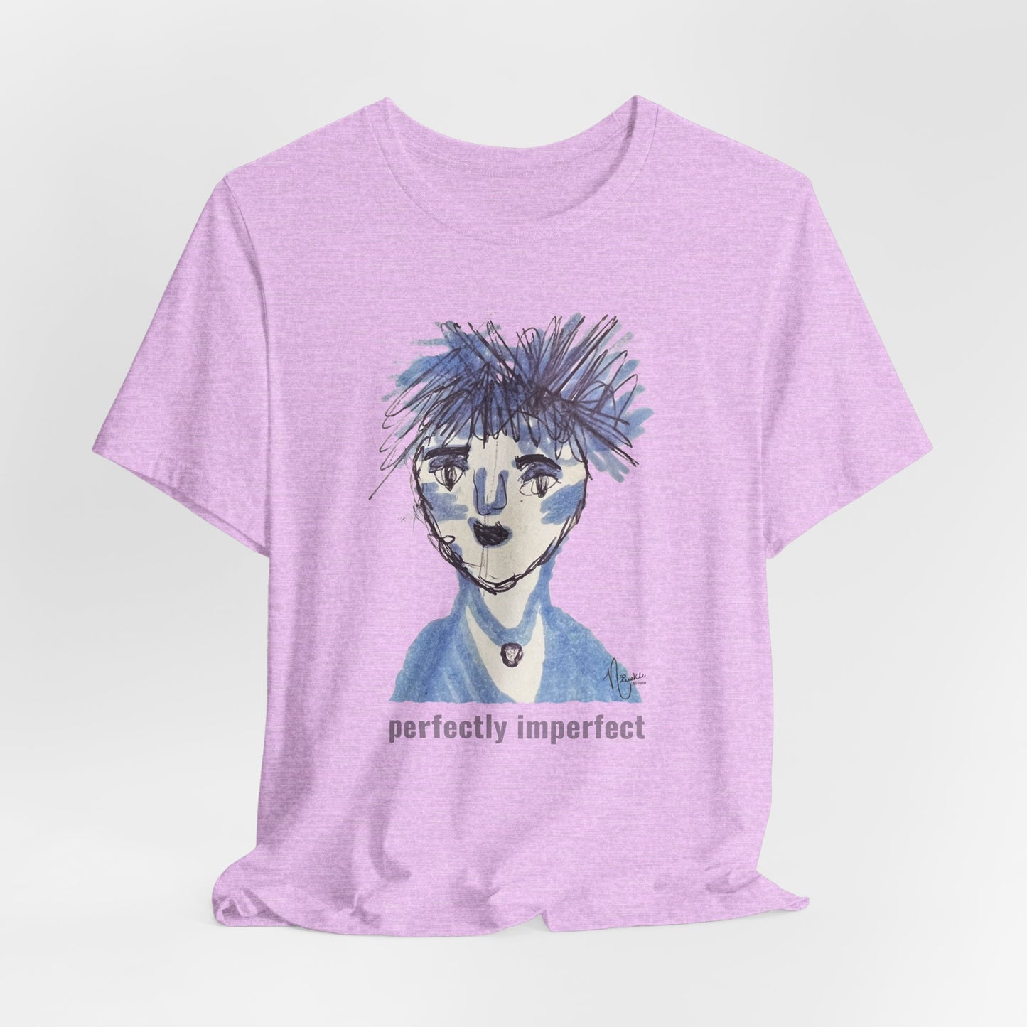 Perfectly Imperfect Adult Tee - Original artwork by Nivekle Studio