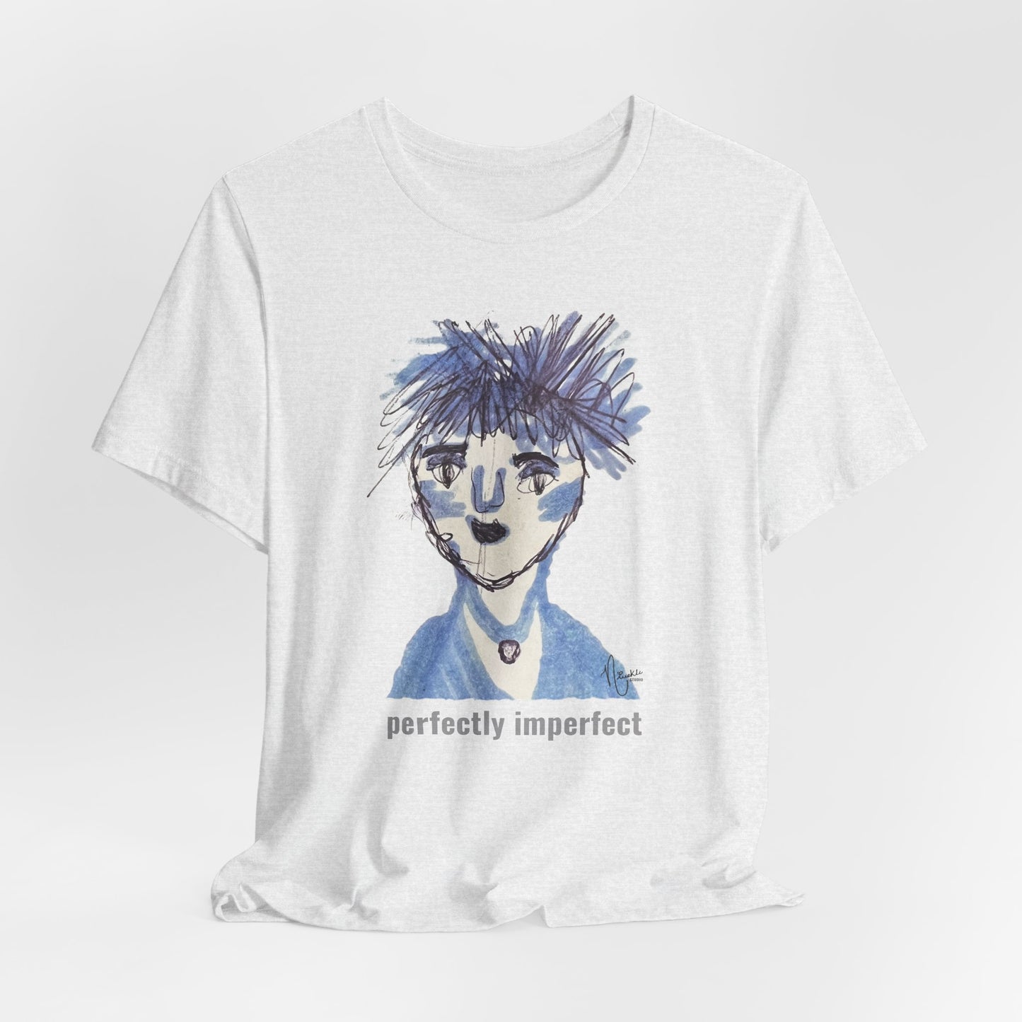 Perfectly Imperfect Adult Tee - Original artwork by Nivekle Studio