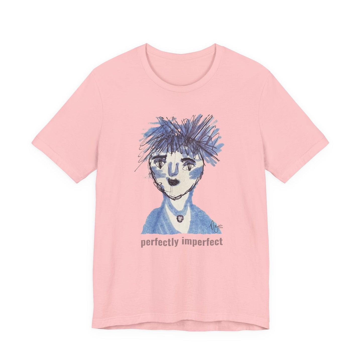 Perfectly Imperfect Adult Tee - Original artwork by Nivekle Studio