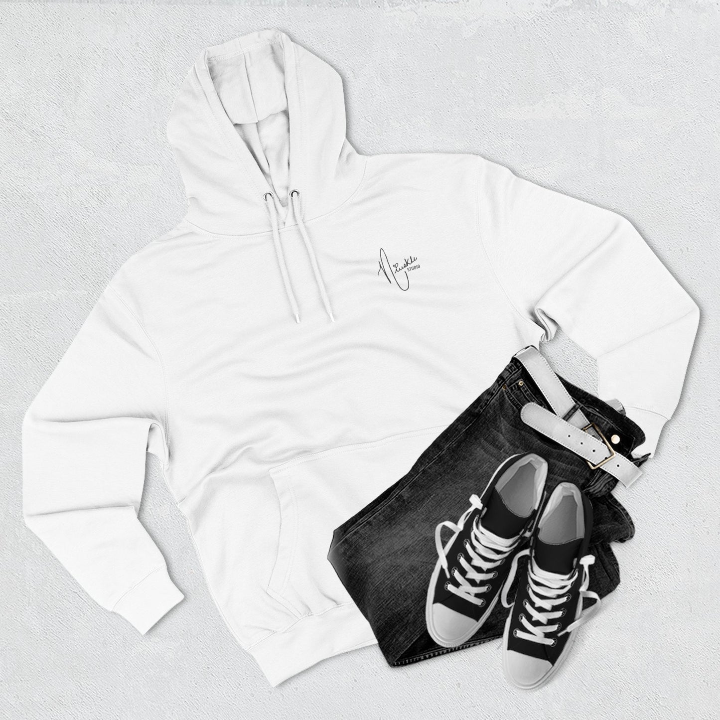 Perfectly Imperfect Adult Hoodie — Original Artwork by Nivekle Studio