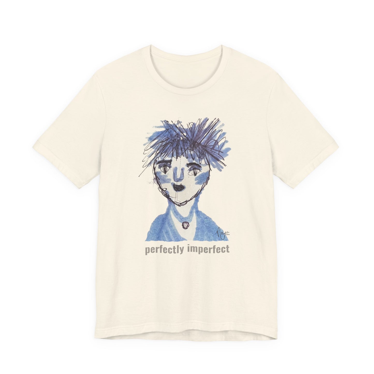 Perfectly Imperfect Adult Tee - Original artwork by Nivekle Studio