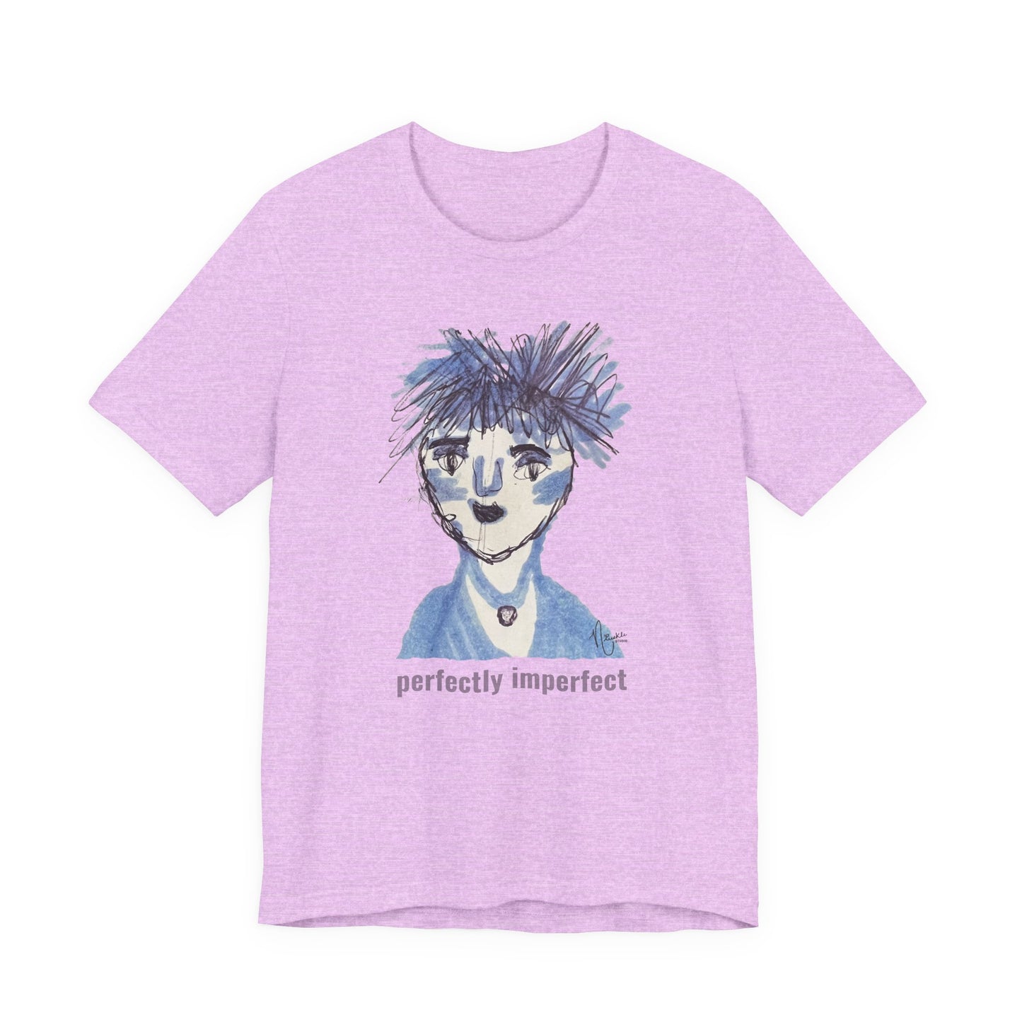 Perfectly Imperfect Adult Tee - Original artwork by Nivekle Studio
