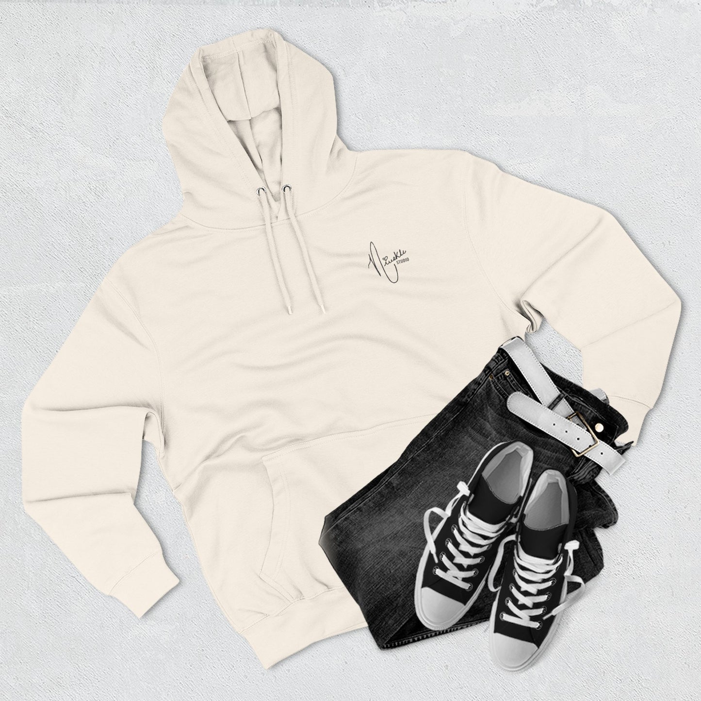 Perfectly Imperfect Adult Hoodie — Original Artwork by Nivekle Studio
